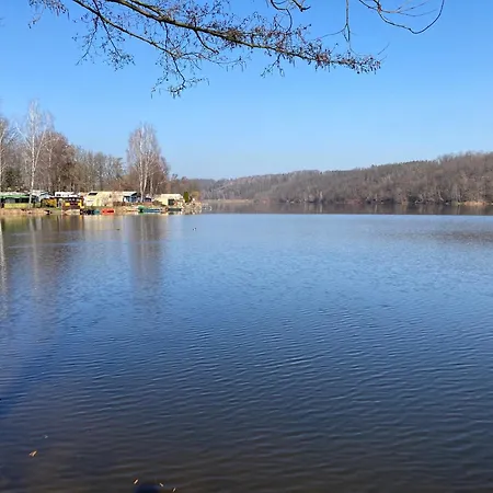 Nr 5 Pod Mit Terrasse Und Seeblick 캠프장 Langenbernsdorf